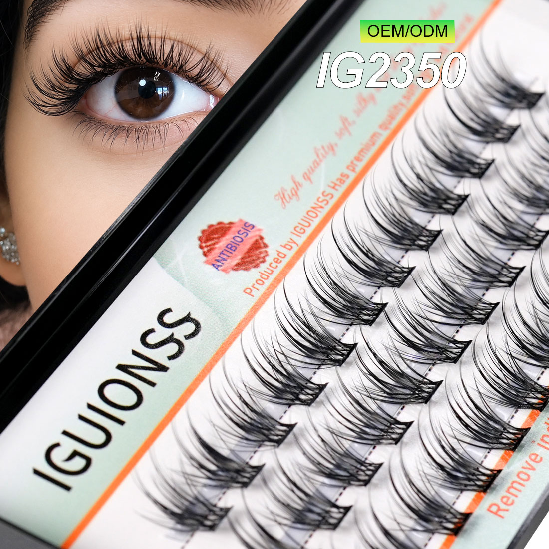 Eyelash Extension For Asian Eyes - IGUIONSS OEM ODM сегментированные наращивание ресниц
