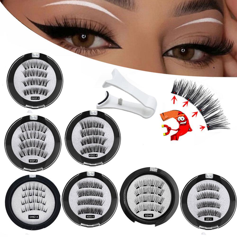 Eyelash Extension For Asian Eyes - 2 пары 3D магнитных накладных ресниц,