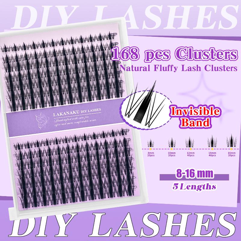 Eyelash Extension For Asian Eyes - Натуральные накладные ресницы-пучки для легкого и