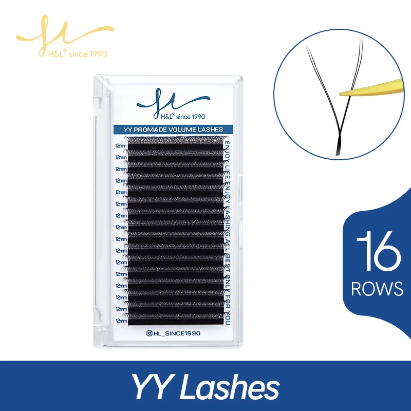 Eyelash Extension Yy - Накладные ресницы из искусственной норки, 8-15
