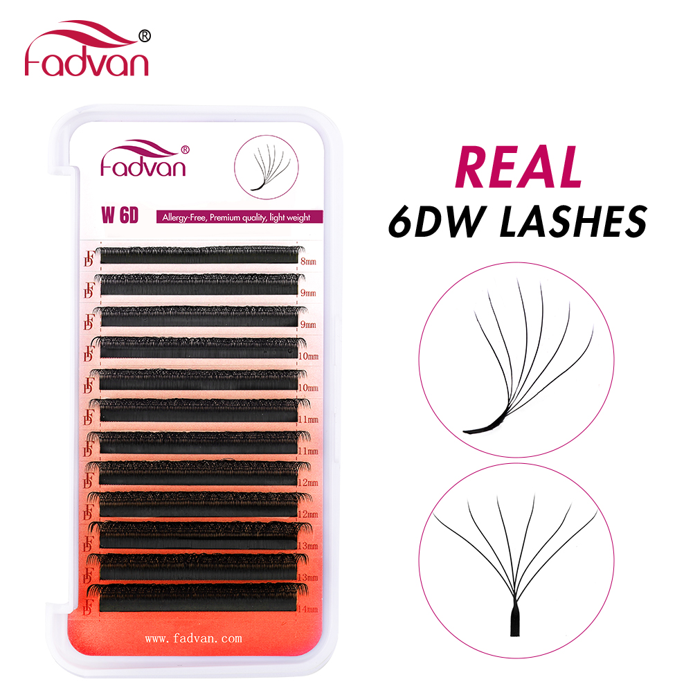FADVAN Real 6D W ресницы 0,07  – обзор и цена Eyelash Extension For Asian Eyes