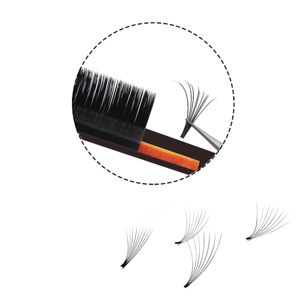 Накладные ресницы MASSCAKU Eas – обзор и цена Eyelash Extension For Asian Eyes