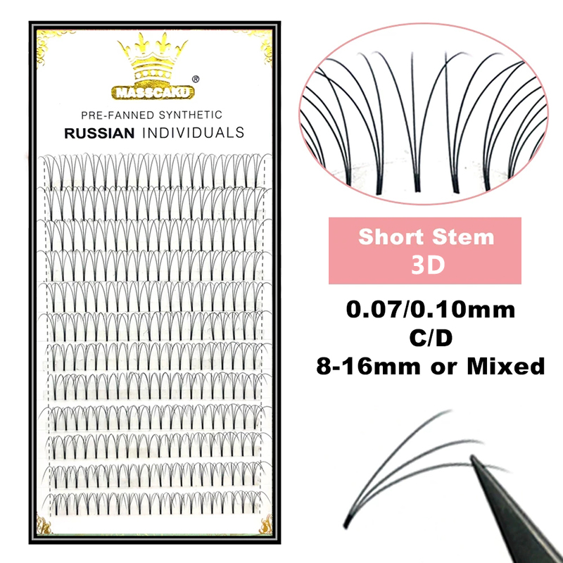 MASSCAKU готовые русские объем – обзор и цена Eyelash Extension Examples