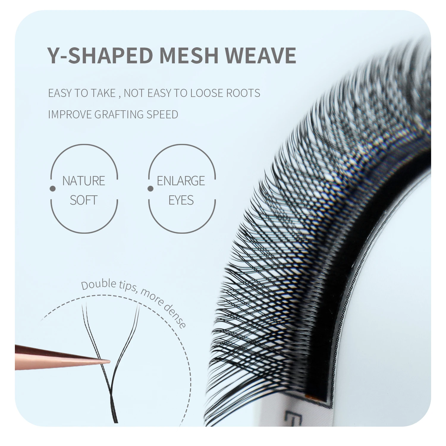ANNAFRIS YY форма наращивание  – обзор и цена Eyelash Extension Yy
