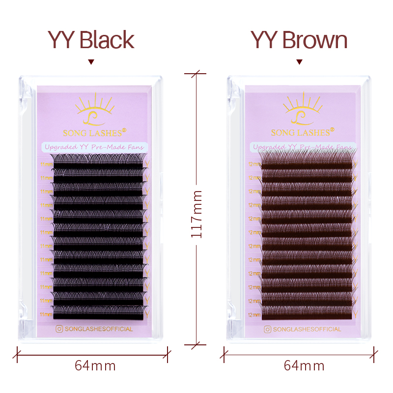 SONG LASHES Новые готовые веер – обзор и цена Eyelash Extension Yy