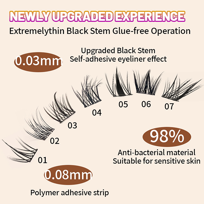 100-160Cluster для наращивания – обзор и цена Eyelash Extension No 10