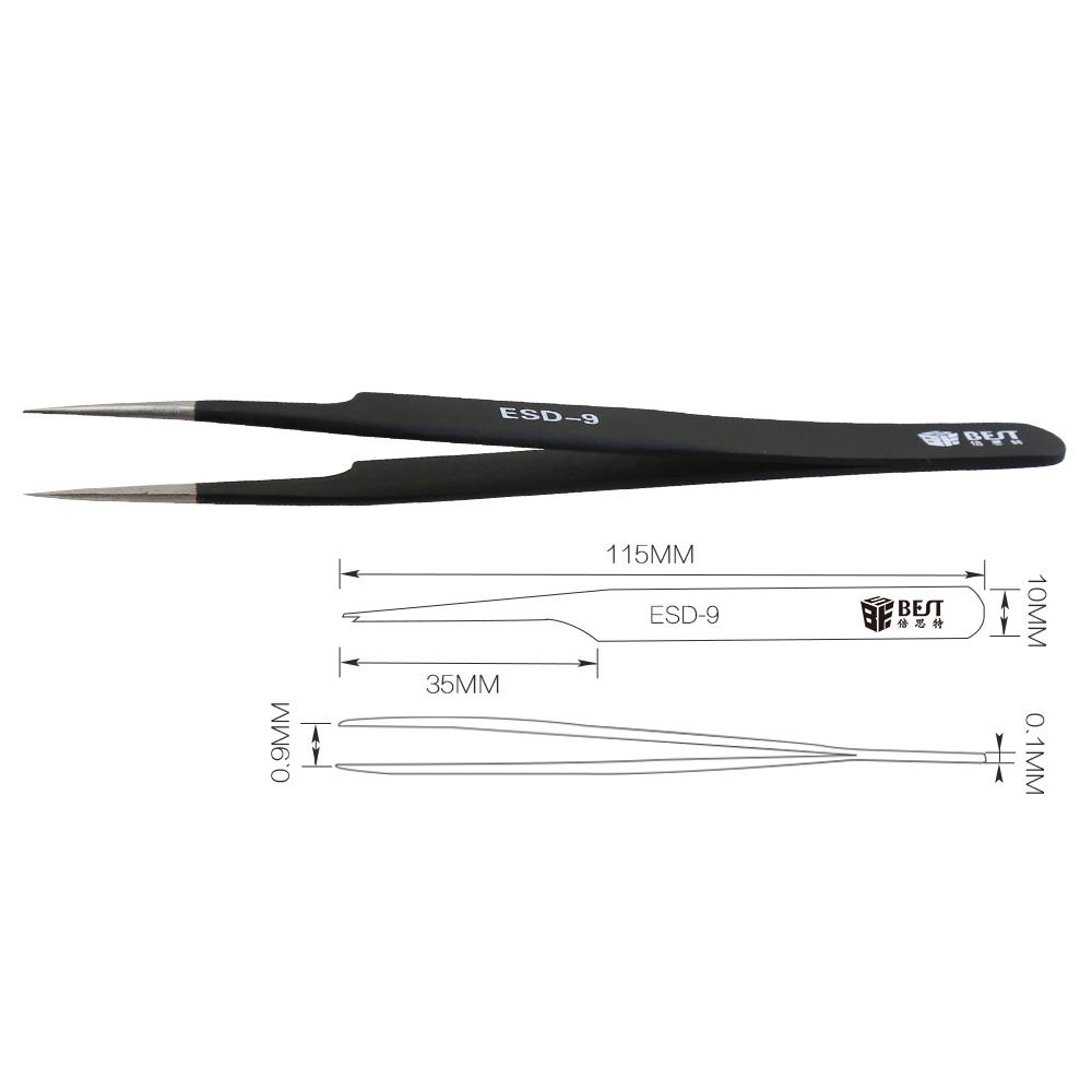 BST-ESD-9 Антистатические пинц – обзор и цена Eyelash Extension In Chinese
