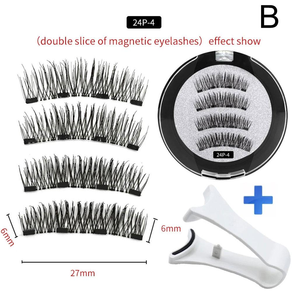 2 пары 3D магнитных накладных  – обзор и цена Eyelash Extension For Asian Eyes