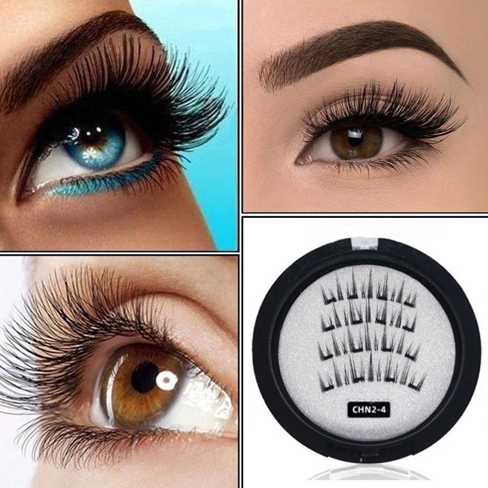2 пары 3D магнитных накладных  – обзор и цена Eyelash Extension For Asian Eyes