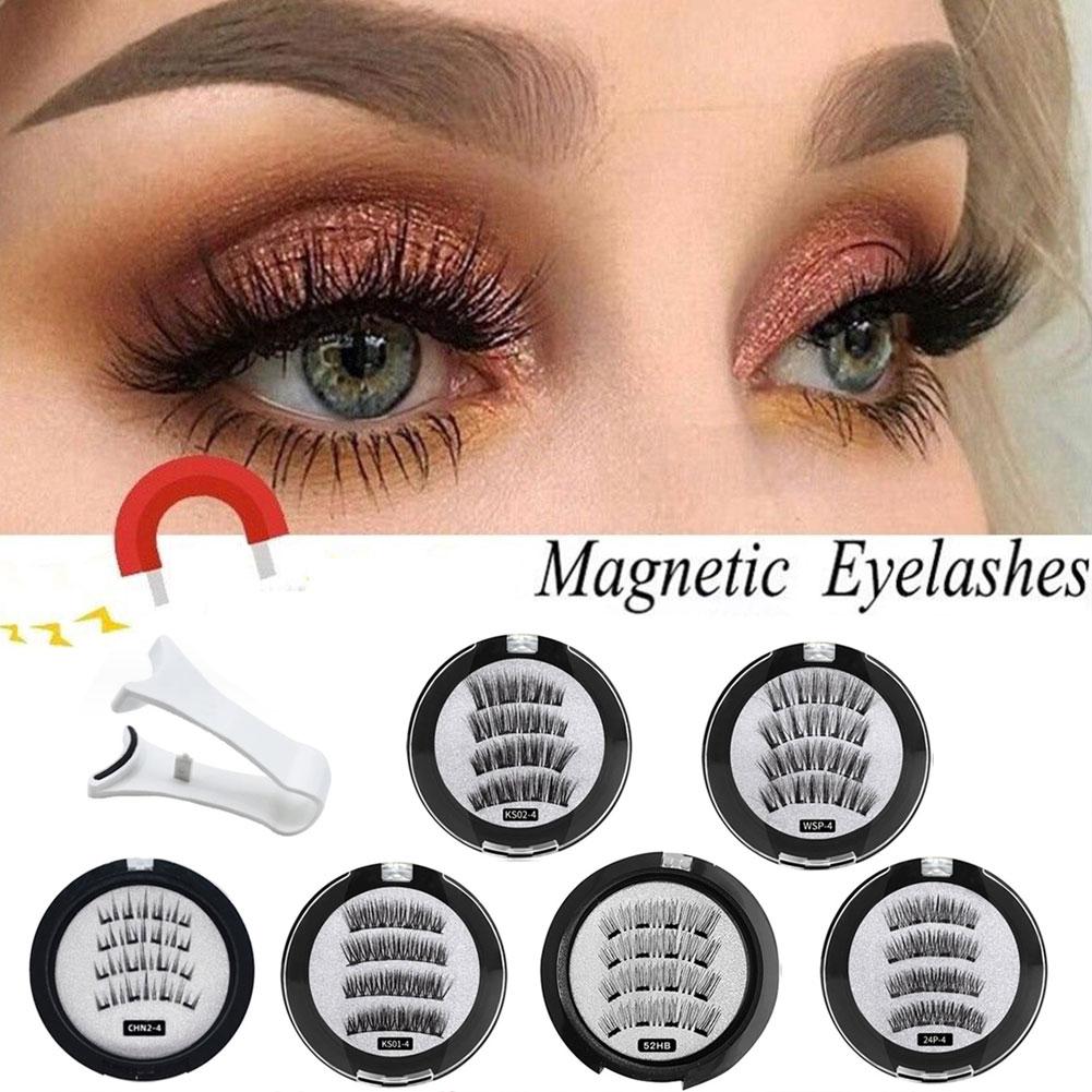 2 пары 3D магнитных накладных  – обзор и цена Eyelash Extension For Asian Eyes