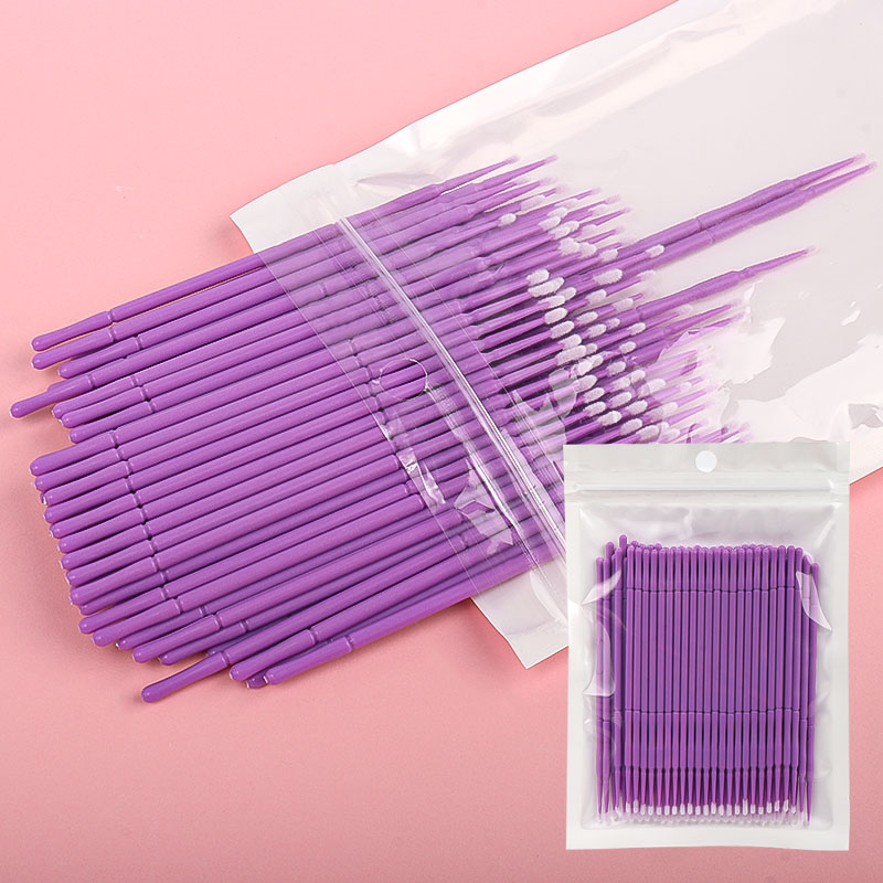 100 шт./пакет, бамбуковые тамп – обзор и цена Eyelash Extension Glue Remover