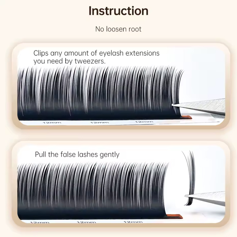 Накладные ресницы Dream Ballet – обзор и цена Eyelash Extension Examples