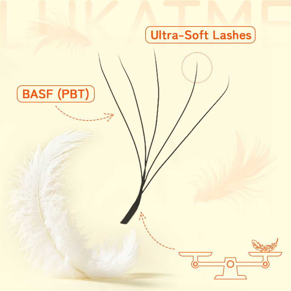 Накладные ресницы LUKATME W 3D – обзор и цена Eyelash Extension Yy