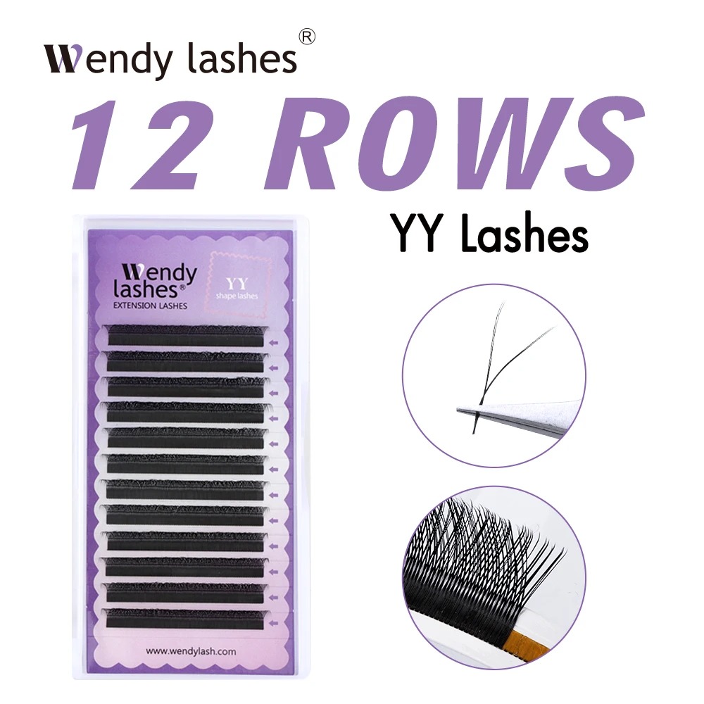 WENDY 2D YY Shape C/D Curl Eya – обзор и цена Eyelash Extension Yy