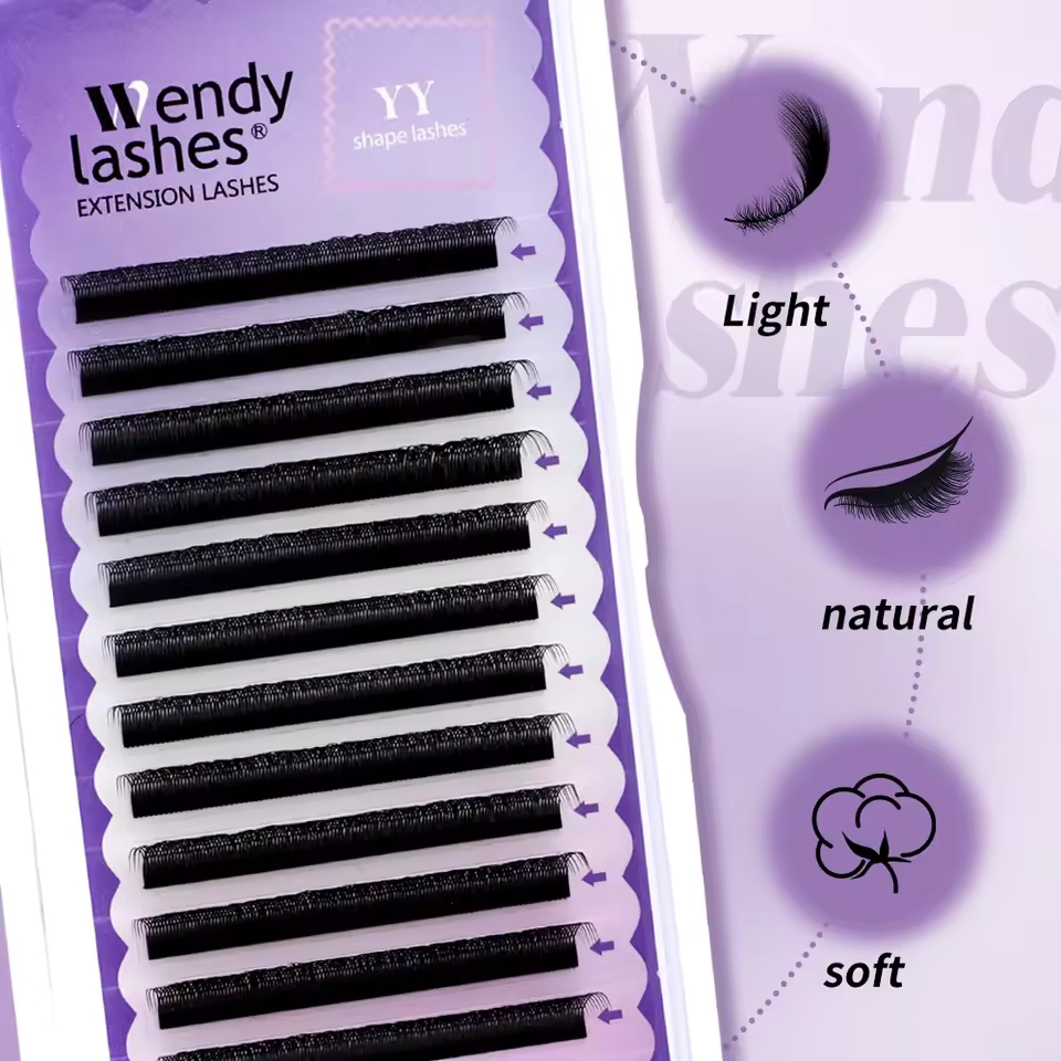 WENDY 2D YY Shape C/D Curl Eya – обзор и цена Eyelash Extension Yy