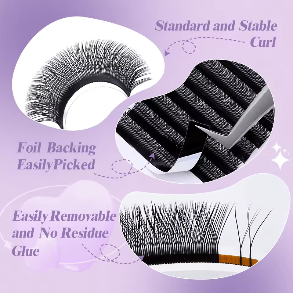 WENDY 2D YY Shape C/D Curl Eya – обзор и цена Eyelash Extension Yy
