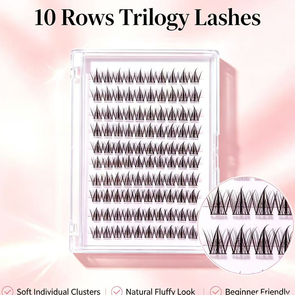 Премиальные самоклеящиеся пучк – обзор и цена Eyelash Extension No 10