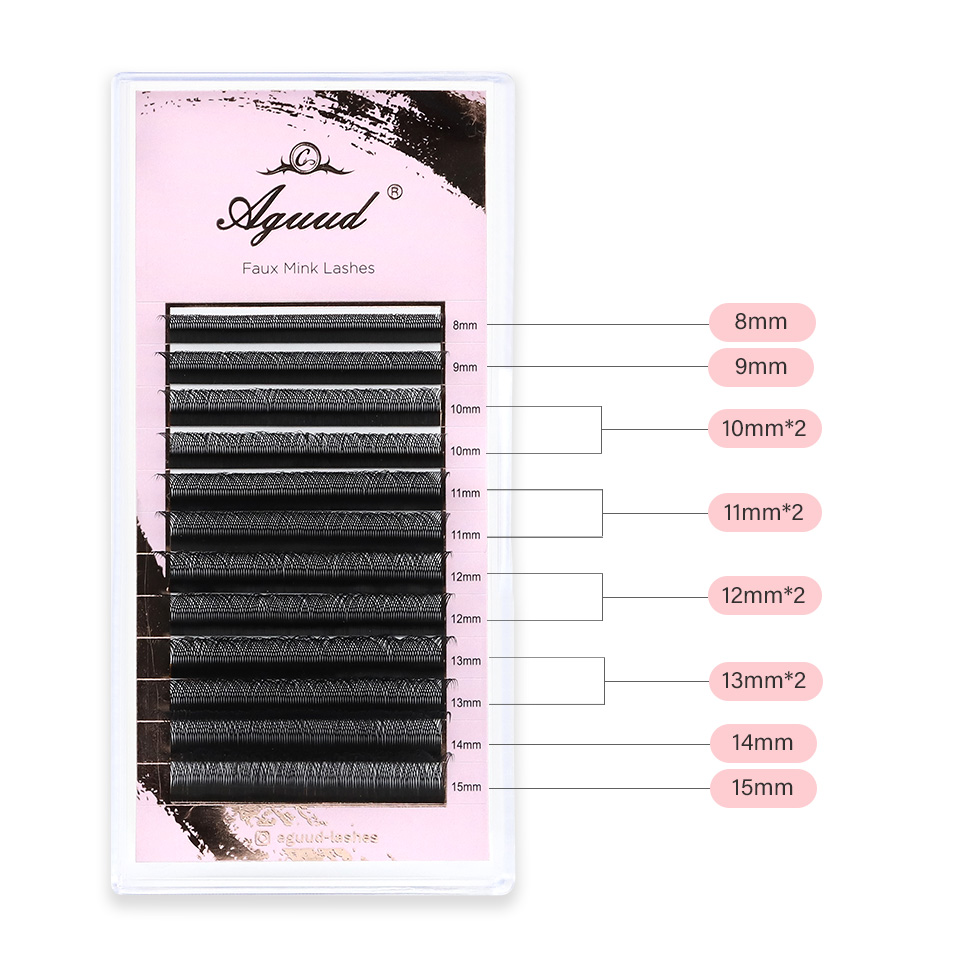 Накладные ресницы AGUUD W-обра – обзор и цена Eyelash Extension Yy