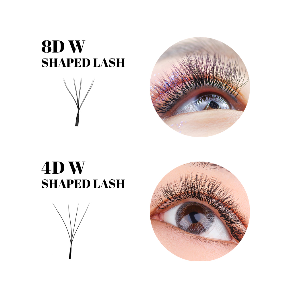 Накладные ресницы FADVAN W-обр – обзор и цена Eyelash Extension For Asian Eyes