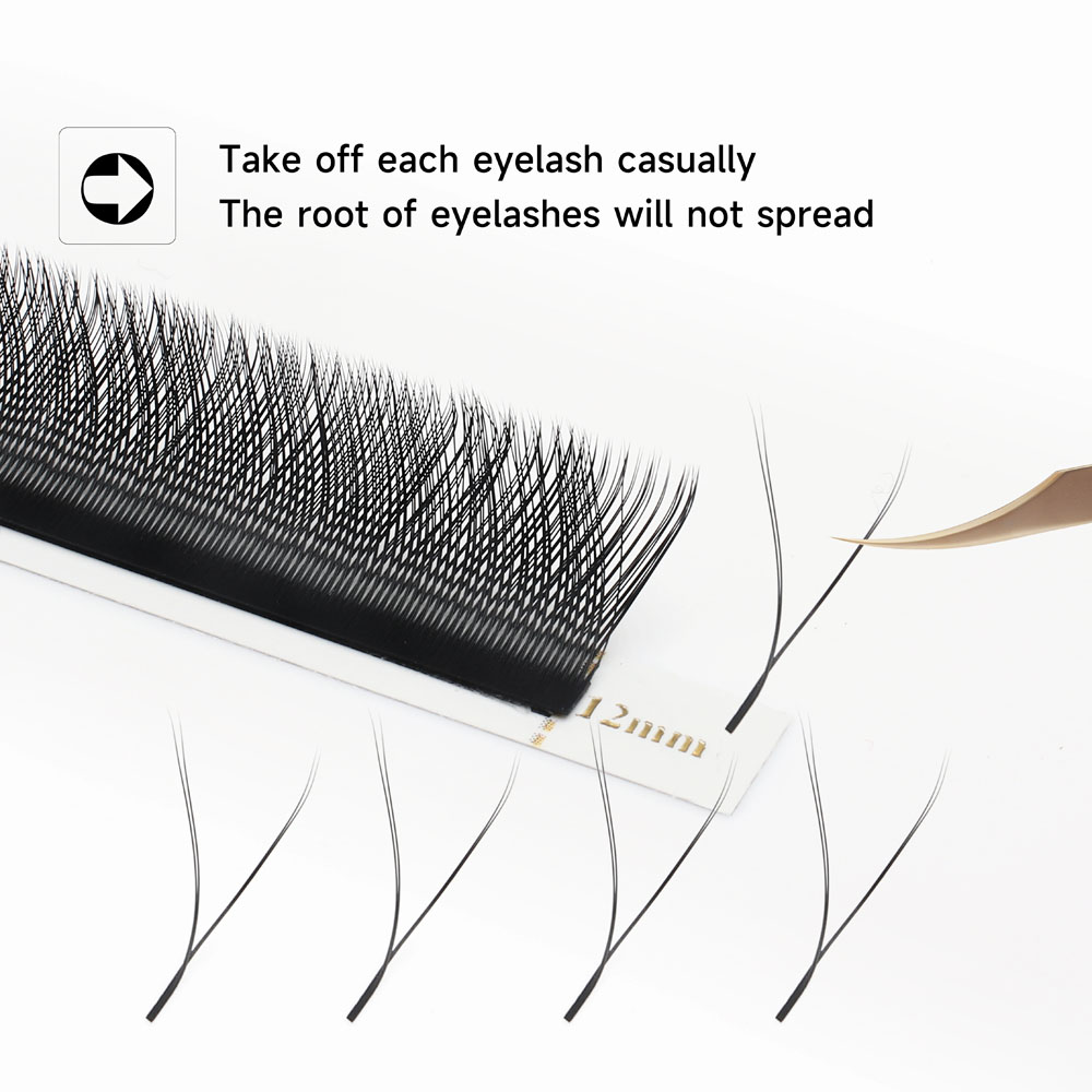 XIUSUZAKI W-образные ресницы B – обзор и цена Eyelash Extension Yy