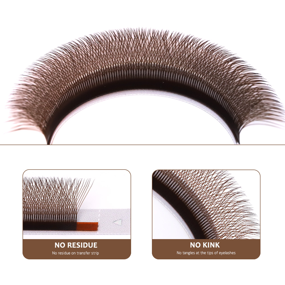 AGUUD Коричневые 4D W-образные – обзор и цена Eyelash Extension Yy