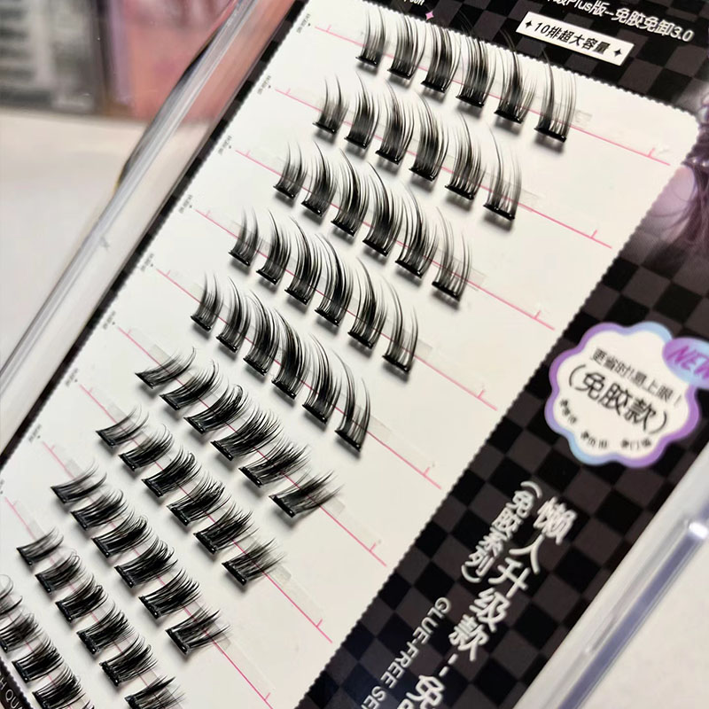Накладные ресницы Fox Cluster  – обзор и цена Eyelash Extension No 10