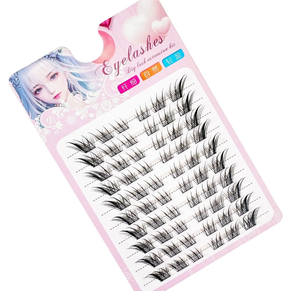 3D кошачий глаз кластеры ресни – обзор и цена Eyelash Extension For Asian Eyes