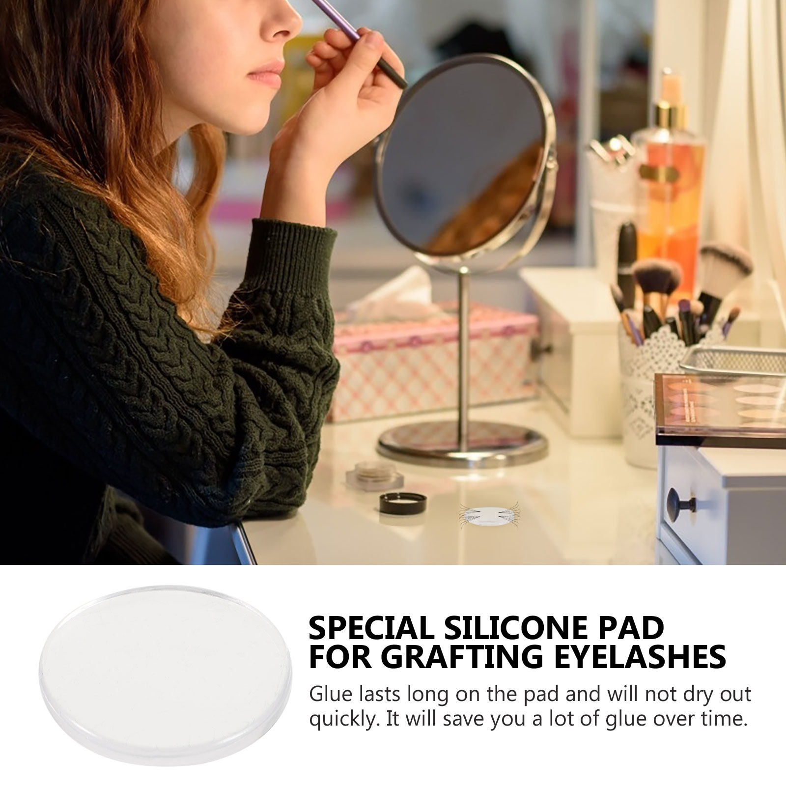 10 шт. прозрачных силиконовых  – обзор и цена Eyelash Extension Is Safe