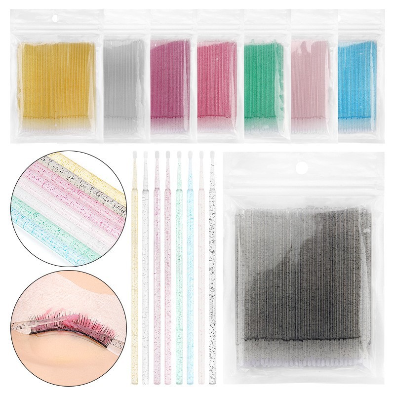 100 шт., тампоны для чистки на – обзор и цена Eyelash Extension Glue Remover