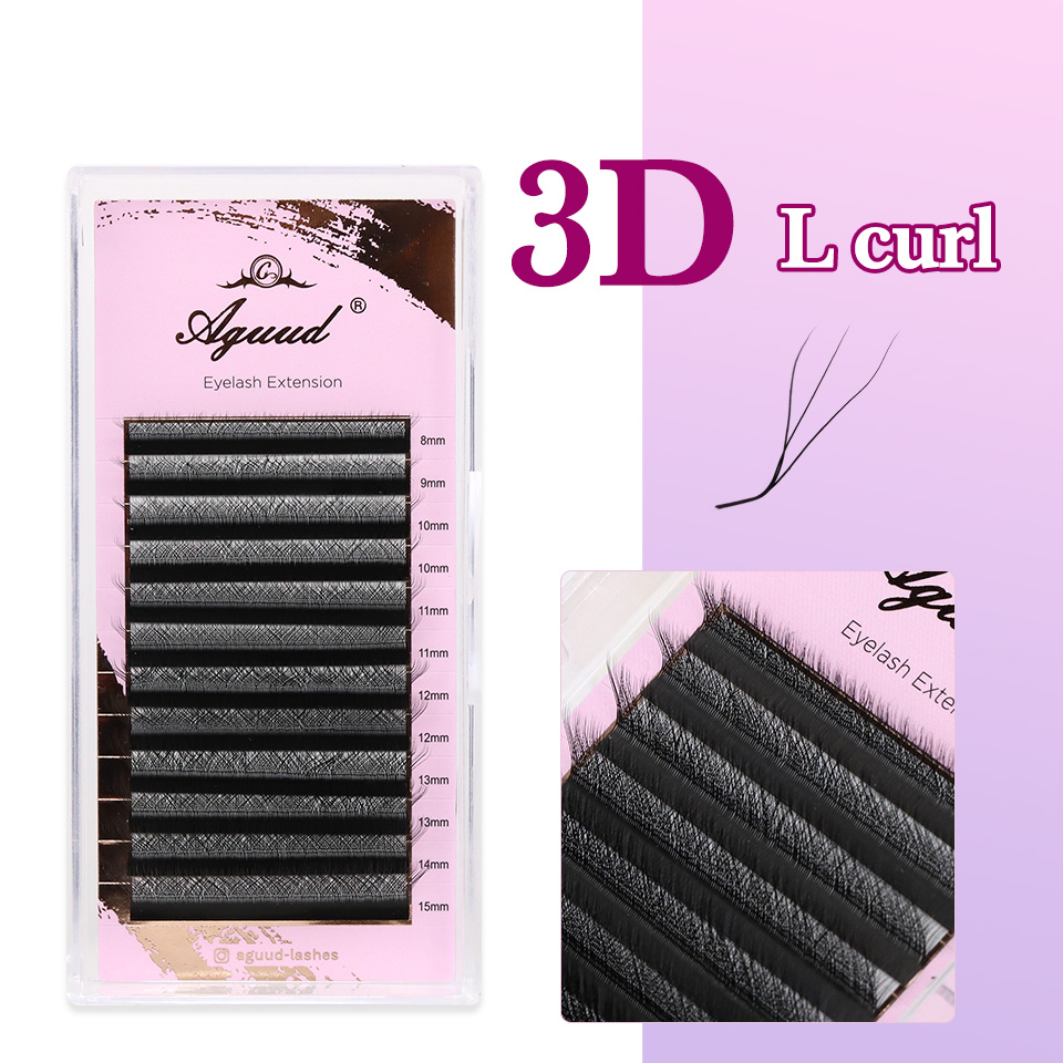 Накладные ресницы AGUUD L M W- – обзор и цена Eyelash Extension Yy